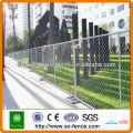 Heiß getaucht verzinkt oder PVC beschichtet Abnehmbarer temporärer Zaun